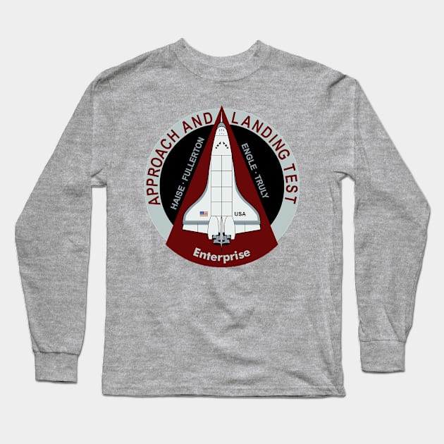 Space Shuttle Approach and Landing Test Patch Long Sleeve T-Shirt by Spacestuffplus